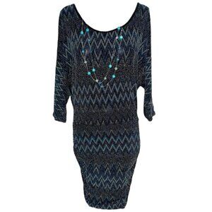 LIMITÉ  slouchy with glitter oversized top dress top women size large